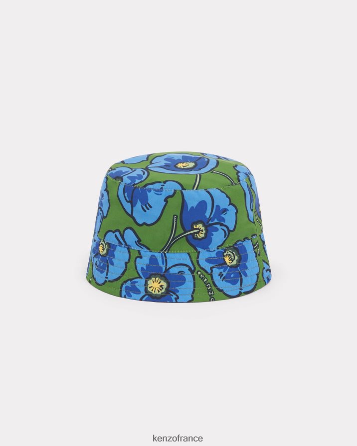 accessoires Kenzo bob réversible capsule high summer bleu royal enfants LFF6X0706