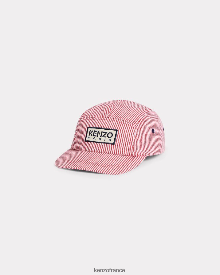 accessoires Kenzo casquette rayée capsule high summer crème enfants LFF6X0770