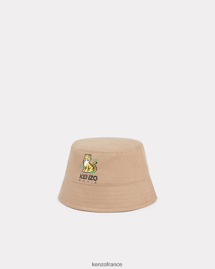 accessoires Kenzo chapeau bob kotora crème enfants LFF6X0782