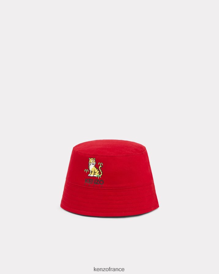 accessoires Kenzo chapeau bob kotora vermillon enfants LFF6X0776