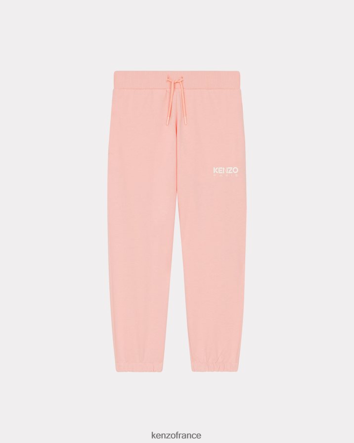 vêtements Kenzo pantalon de jogging à logo écru enfants LFF6X0710