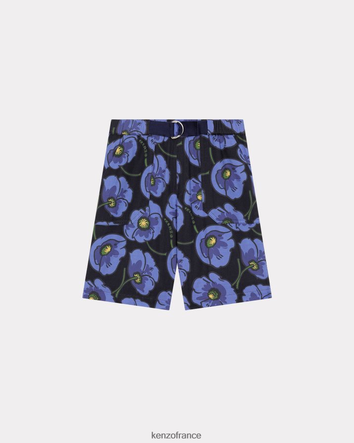 vêtements Kenzo Bermuda à coquelicot Capsule High Summer bleu royal enfants LFF6X0729