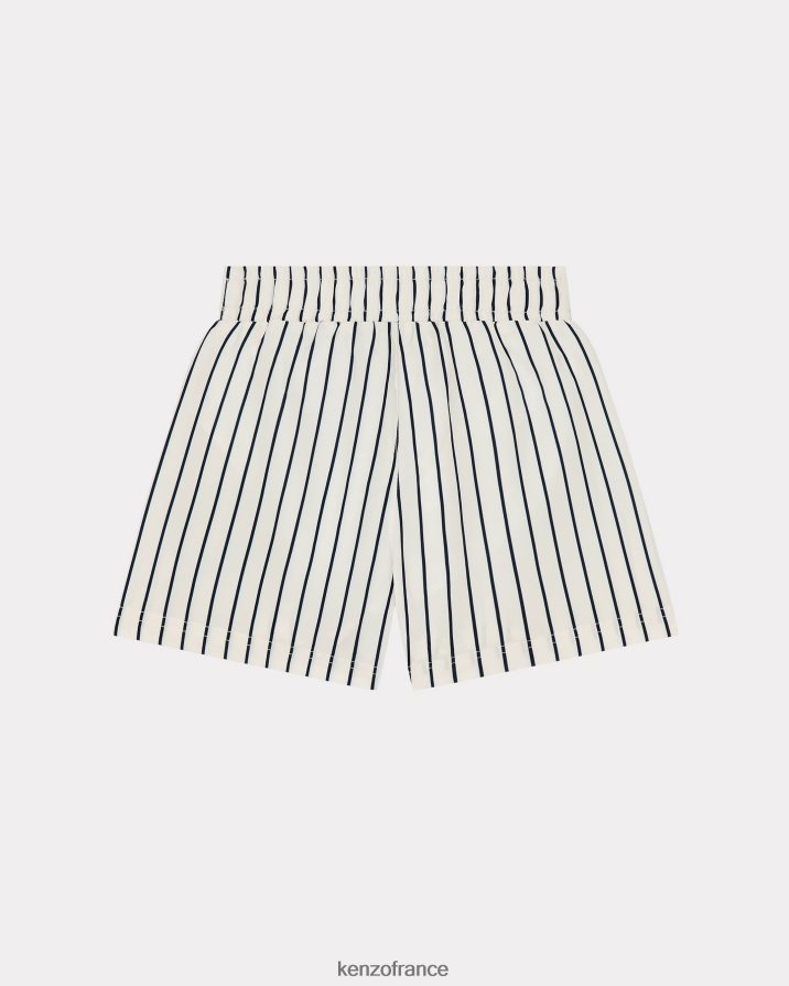 vêtements Kenzo short de bain rayé capsule high summer crème enfants LFF6X0742