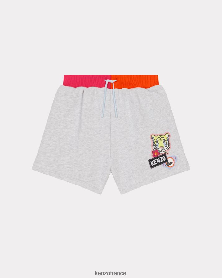 vêtements Kenzo short en polaire Journey écru enfants LFF6X0713