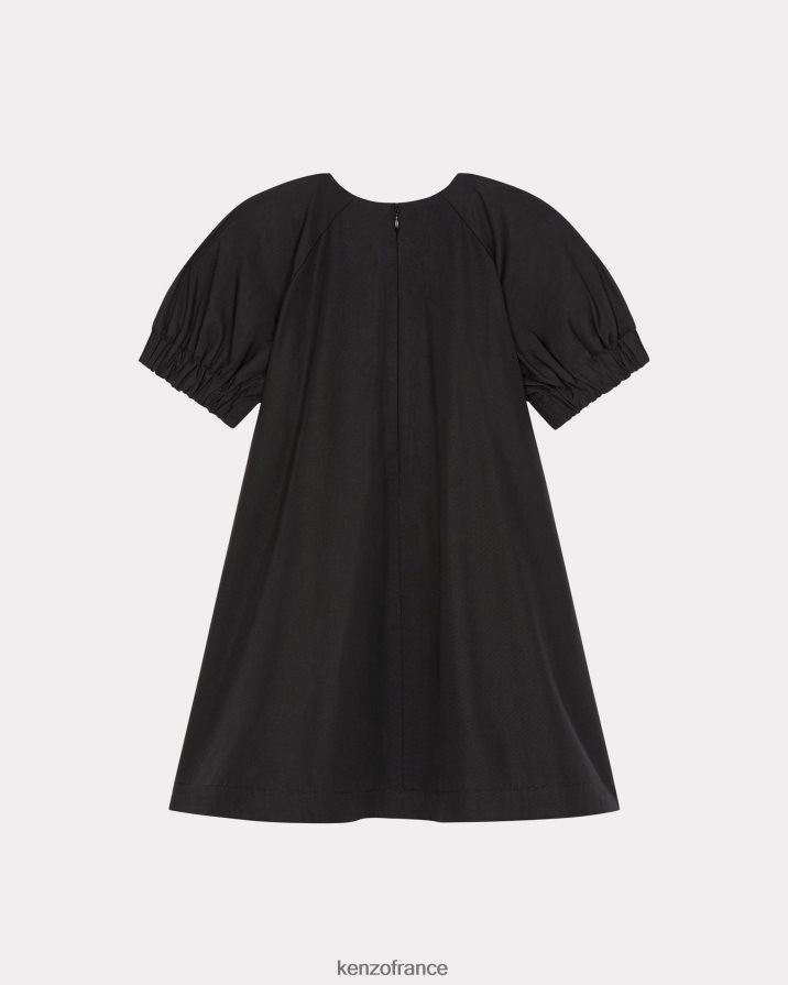 vêtements Kenzo robe évasée de la capsule du nouvel an chinois noir enfants LFF6X0747