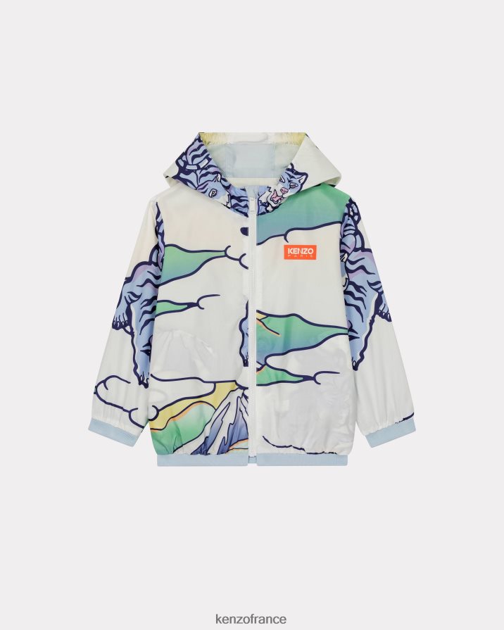 vêtements Kenzo coupe-vent réversible arc-en-ciel glacier enfants LFF6X0756
