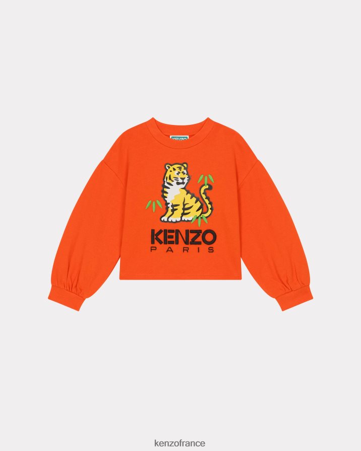 vêtements Kenzo sweat-shirt kotora écru enfants LFF6X0730