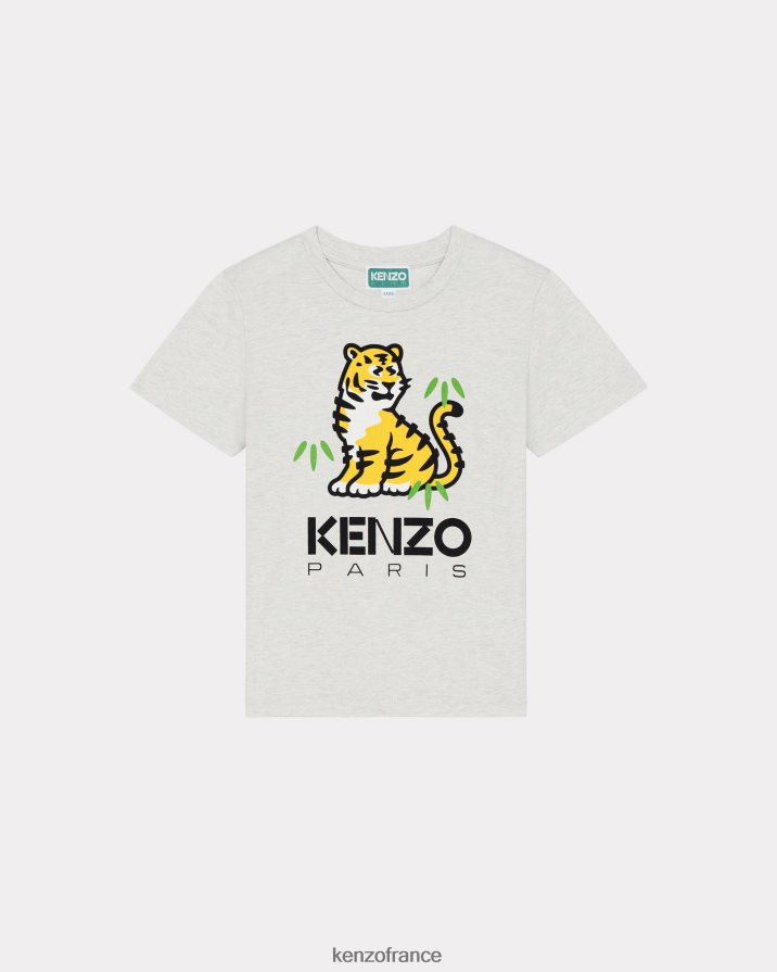 vêtements Kenzo T-shirt Kotora écru enfants LFF6X0779