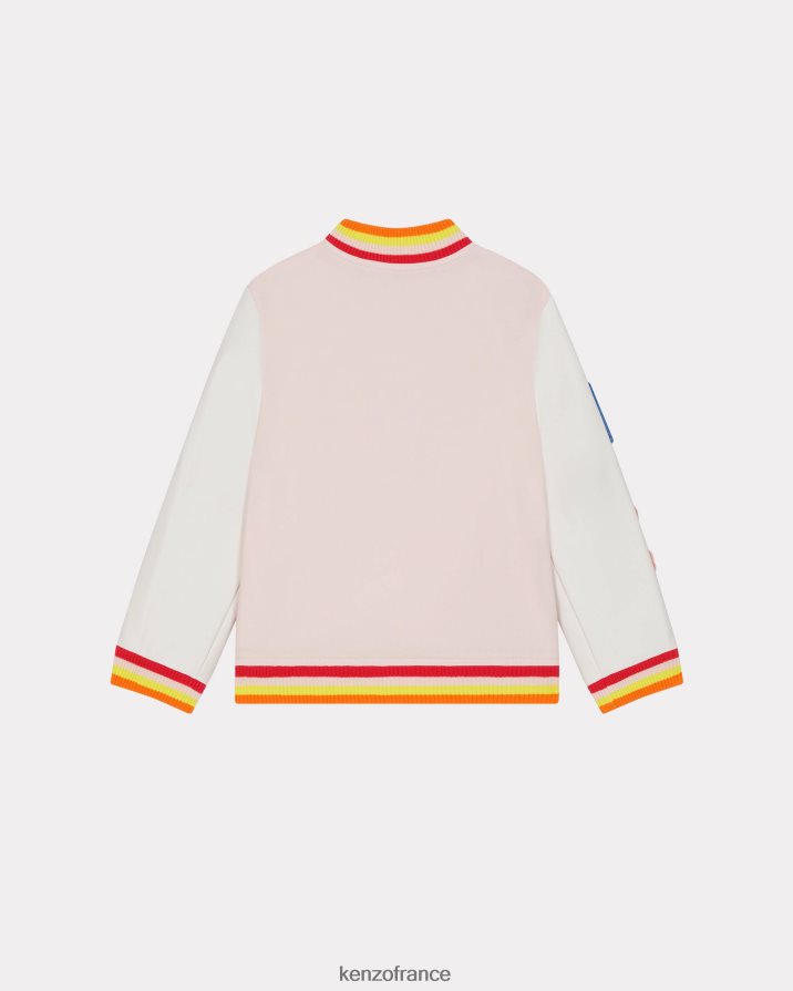 vêtements Kenzo veste de voyage écru enfants LFF6X0701