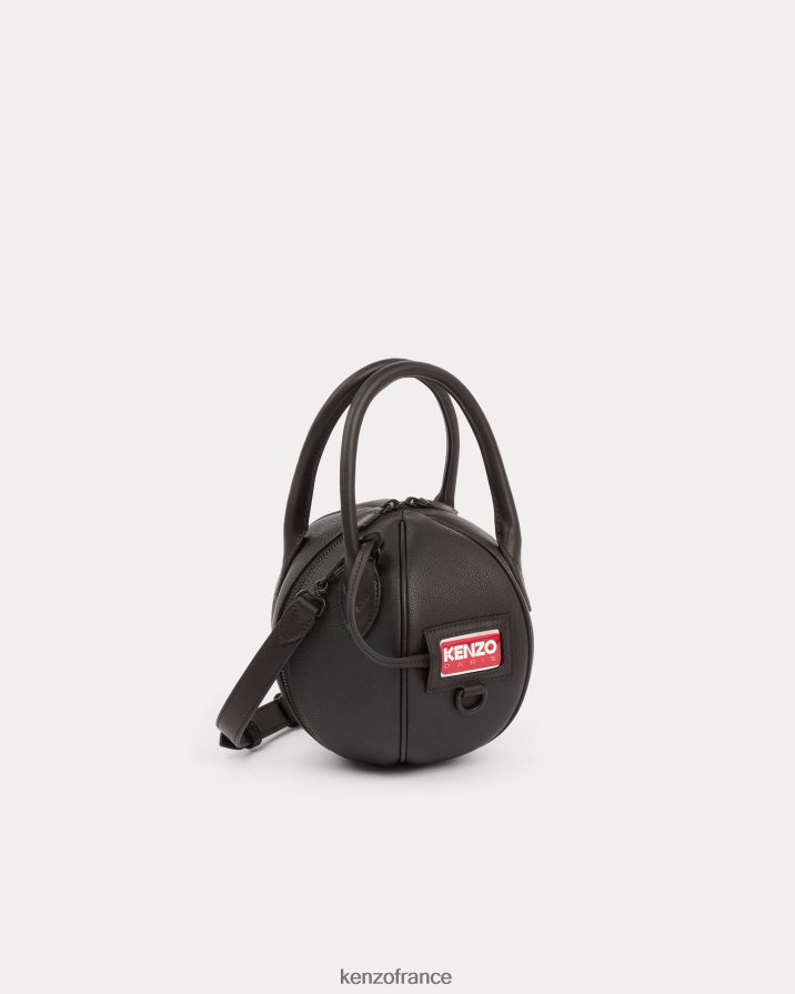 accessoires Kenzo découvrir le sac à main en cuir noir femmes LFF6X0906