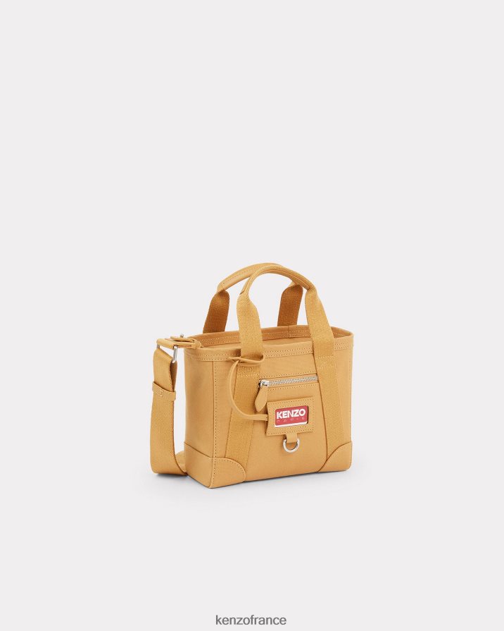 accessoires Kenzo mini sac cabas paris chameau femmes LFF6X0896