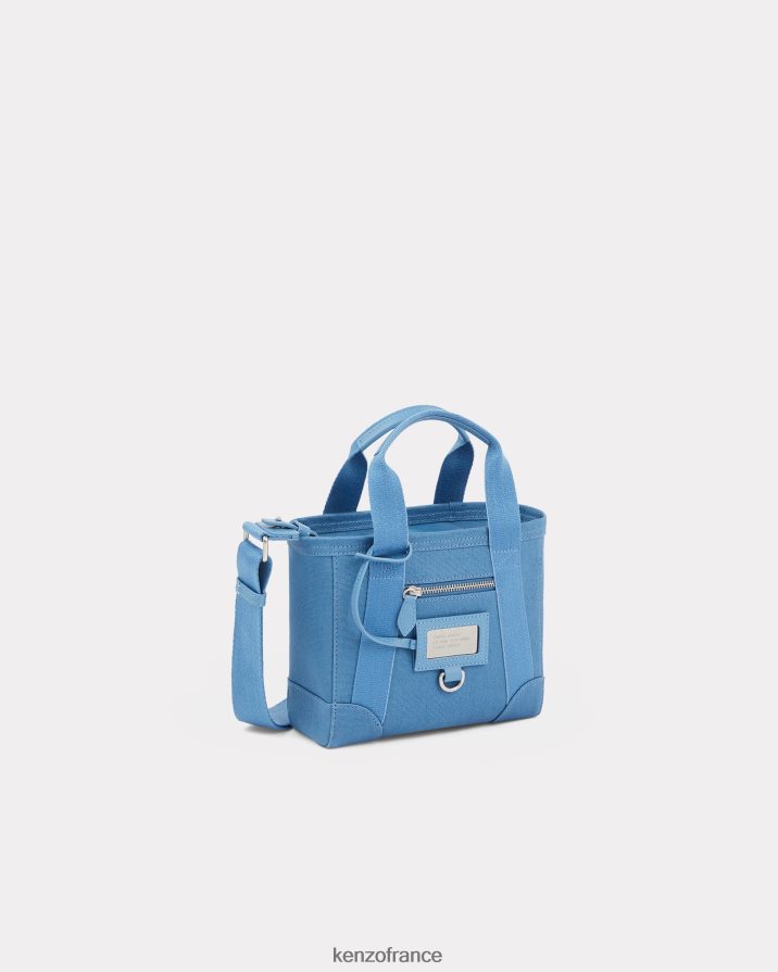 accessoires Kenzo mini sac cabas paris cyan femmes LFF6X0888