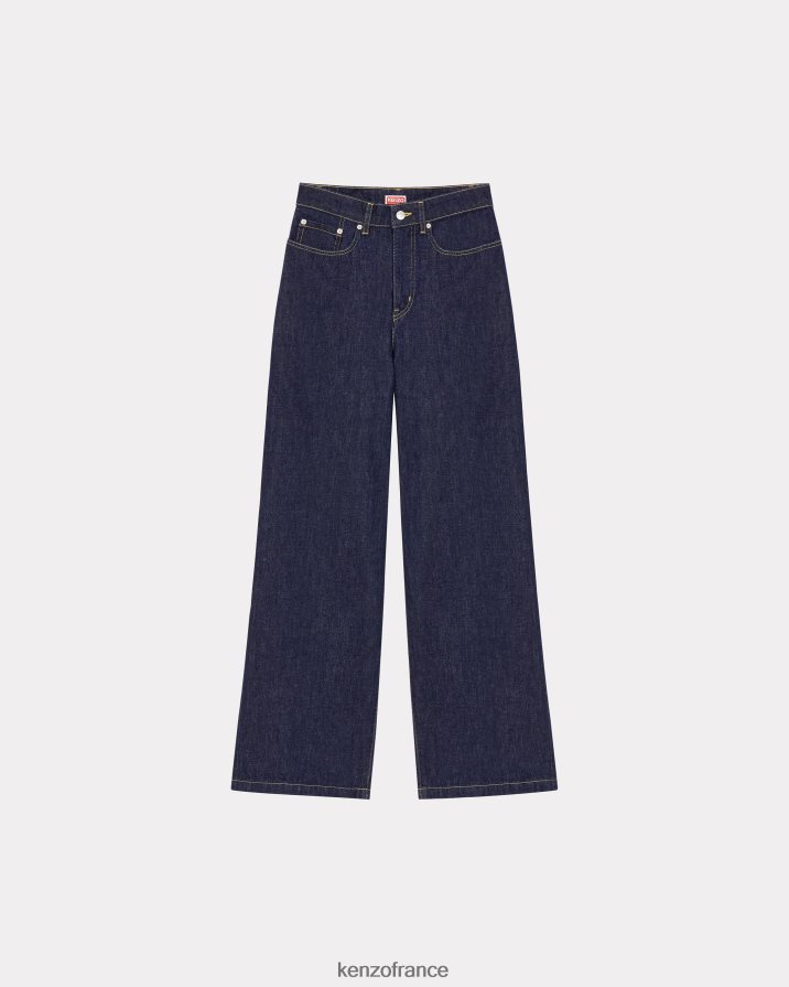 vêtements Kenzo jean ayame coupe large encre femmes LFF6X0455