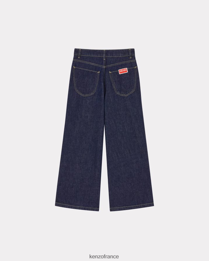 vêtements Kenzo jean raccourci sumire encre femmes LFF6X0655