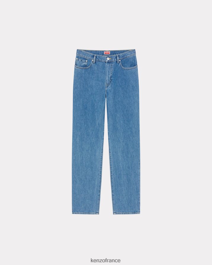 vêtements Kenzo jean slim bara bleu femmes LFF6X0485