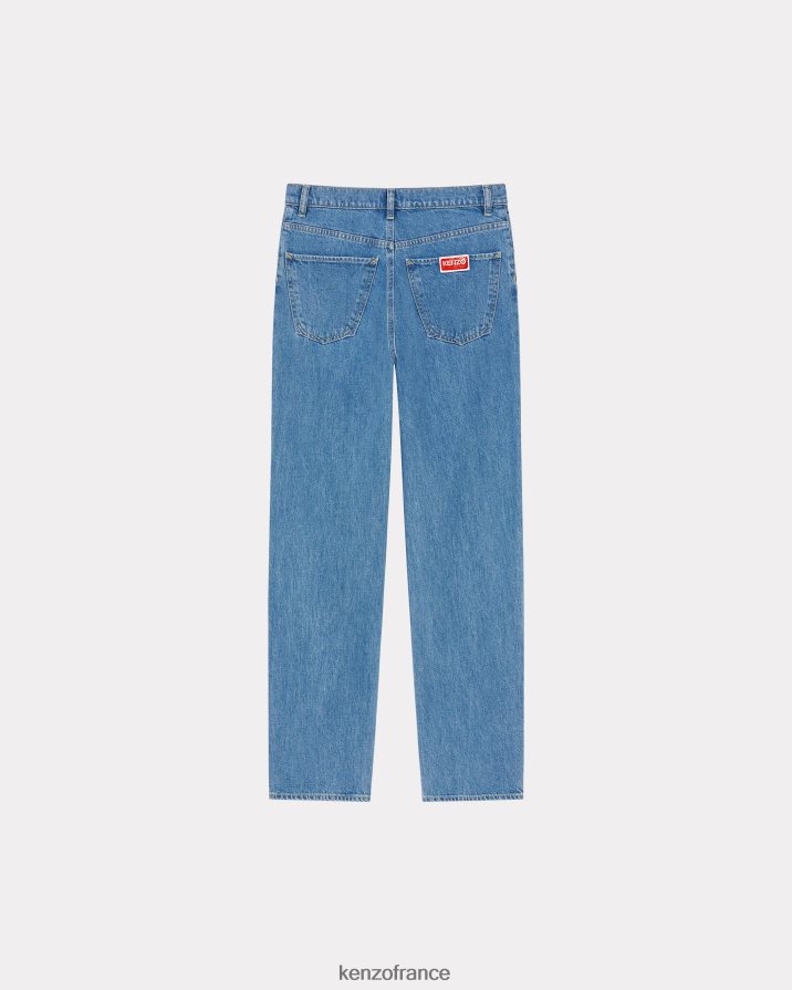 vêtements Kenzo jean slim bara bleu femmes LFF6X0485