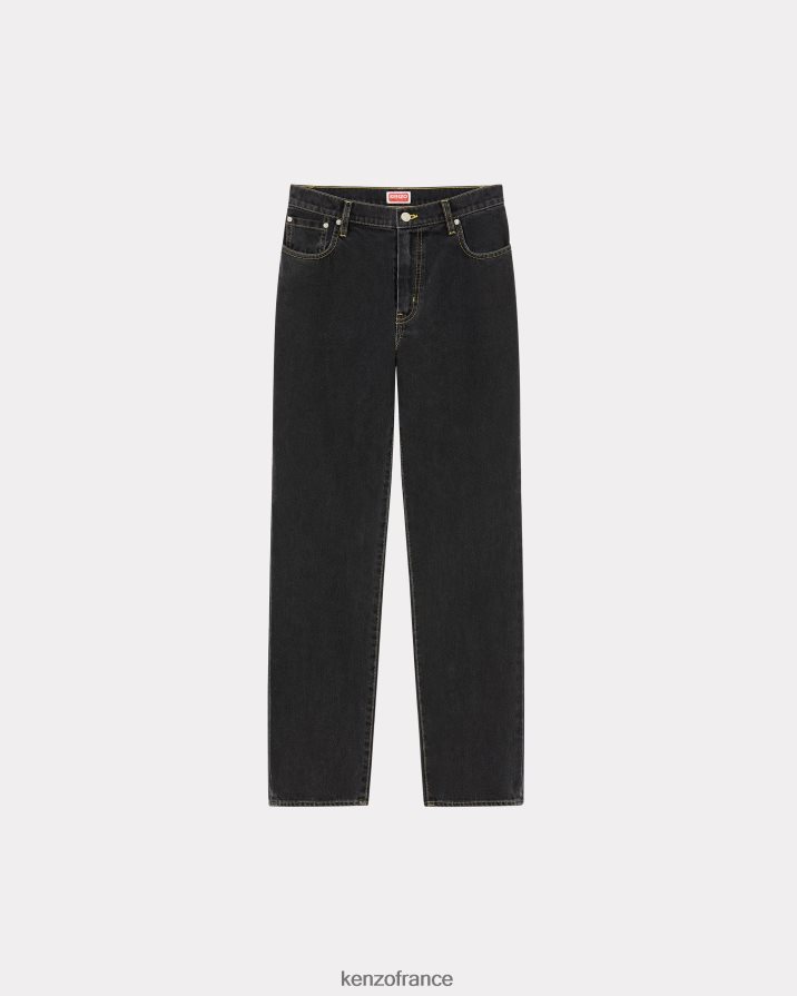 vêtements Kenzo jean slim bara noir femmes LFF6X0558