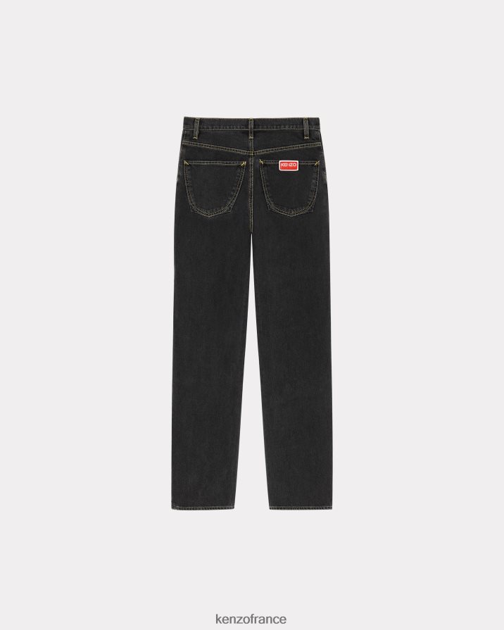 vêtements Kenzo jean slim bara noir femmes LFF6X0558