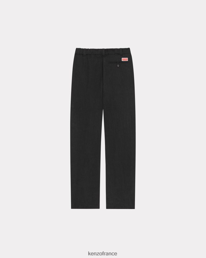 vêtements Kenzo pantalon ajusté élastiqué noir femmes LFF6X0599