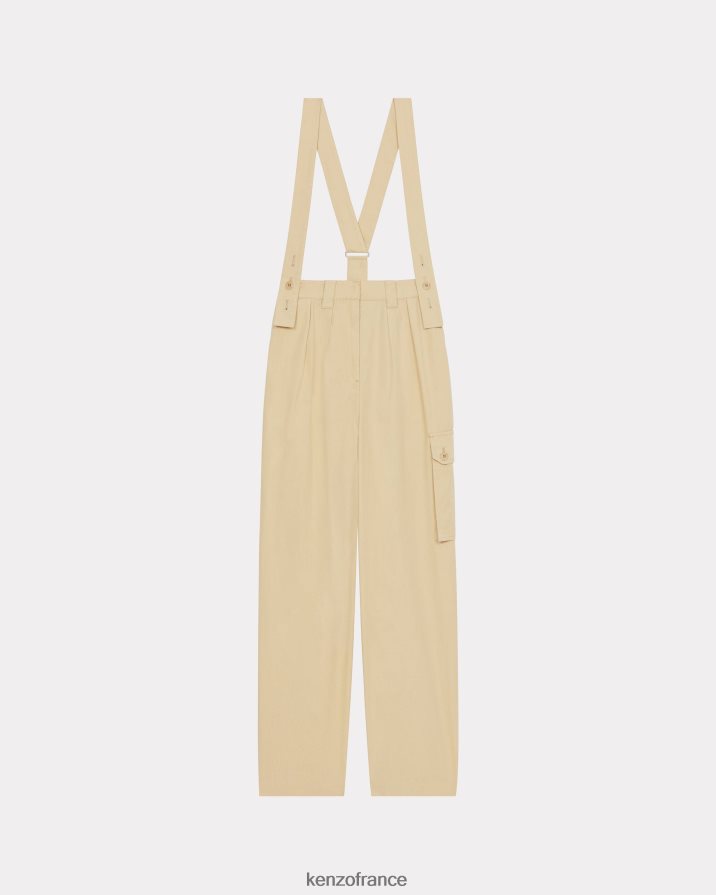 vêtements Kenzo pantalon cargo paris beige femmes LFF6X0632