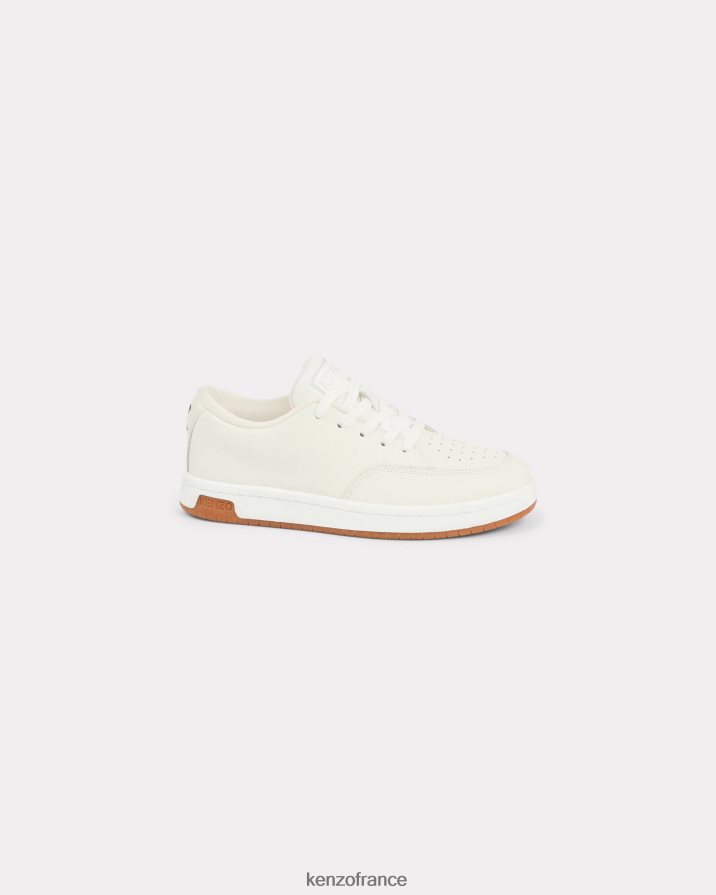 guerre à pied Kenzo baskets à dôme w blanc cassé femmes LFF6X0651