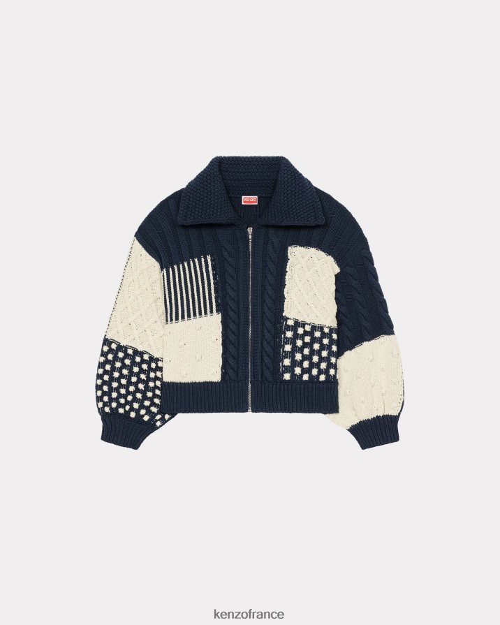 vêtements Kenzo cardigan bulle marin bleu nuit femmes LFF6X0385