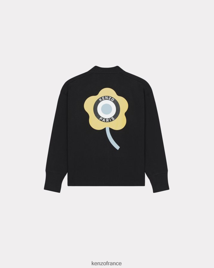 vêtements Kenzo cardigan cible noir femmes LFF6X0505