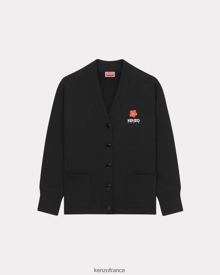 vêtements Kenzo cardigan à fleurs de boké noir femmes LFF6X0510