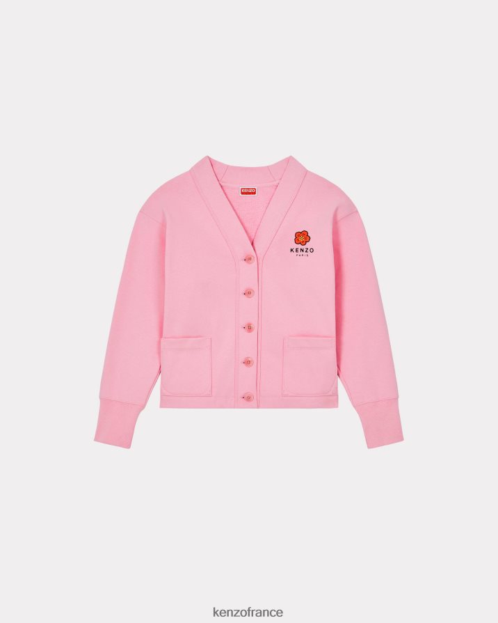 vêtements Kenzo cardigan à fleurs de boké rose femmes LFF6X0399