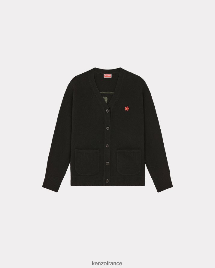 vêtements Kenzo cardigan parisien noir femmes LFF6X0498