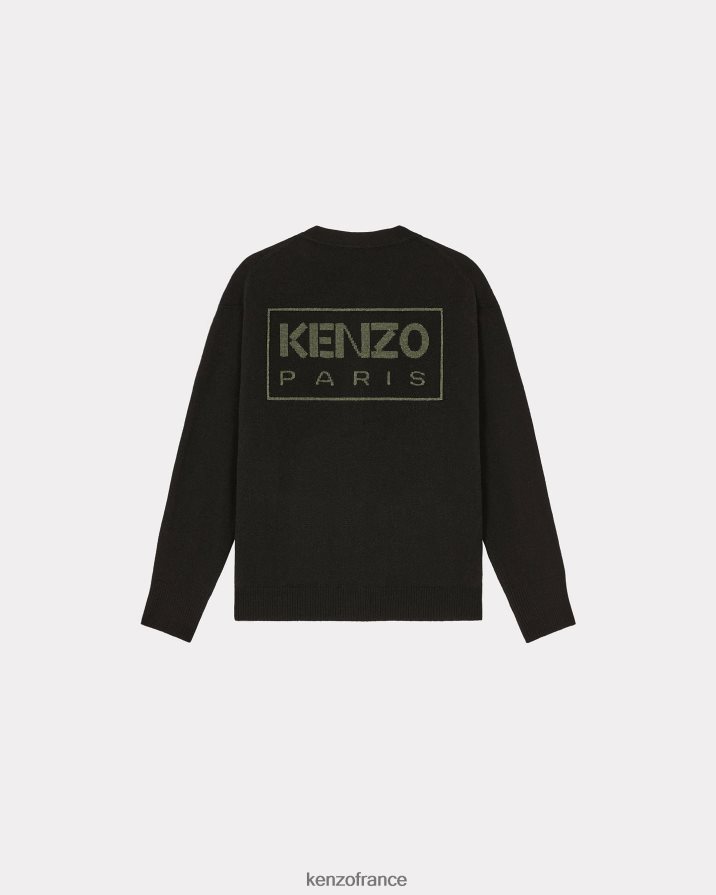 vêtements Kenzo cardigan parisien noir femmes LFF6X0498
