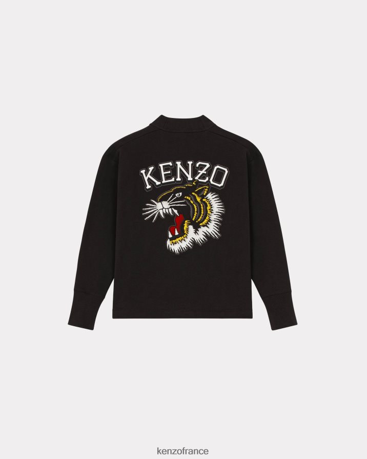 vêtements Kenzo cardigan tigre varsity jungle noir femmes LFF6X0503