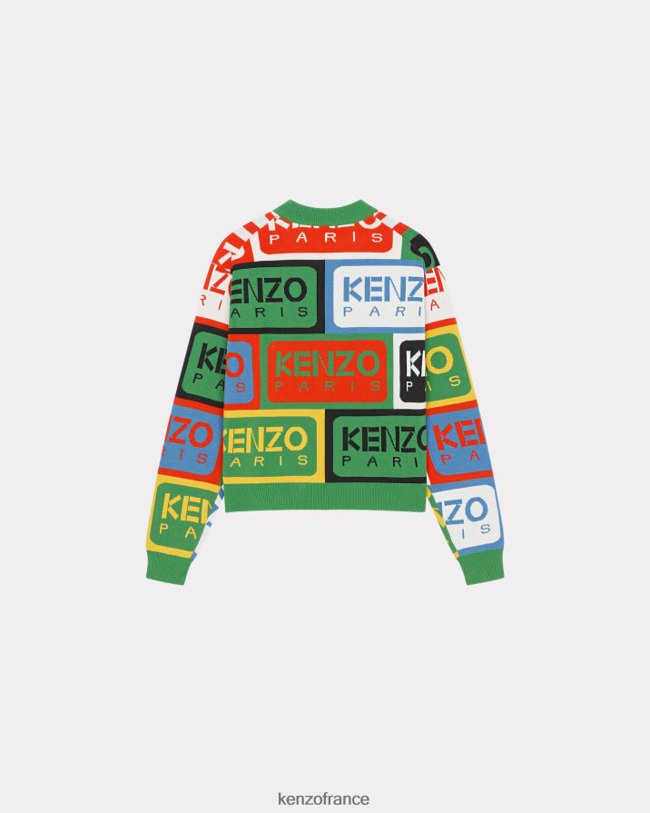 vêtements Kenzo pull des étiquettes multicolore femmes LFF6X0410