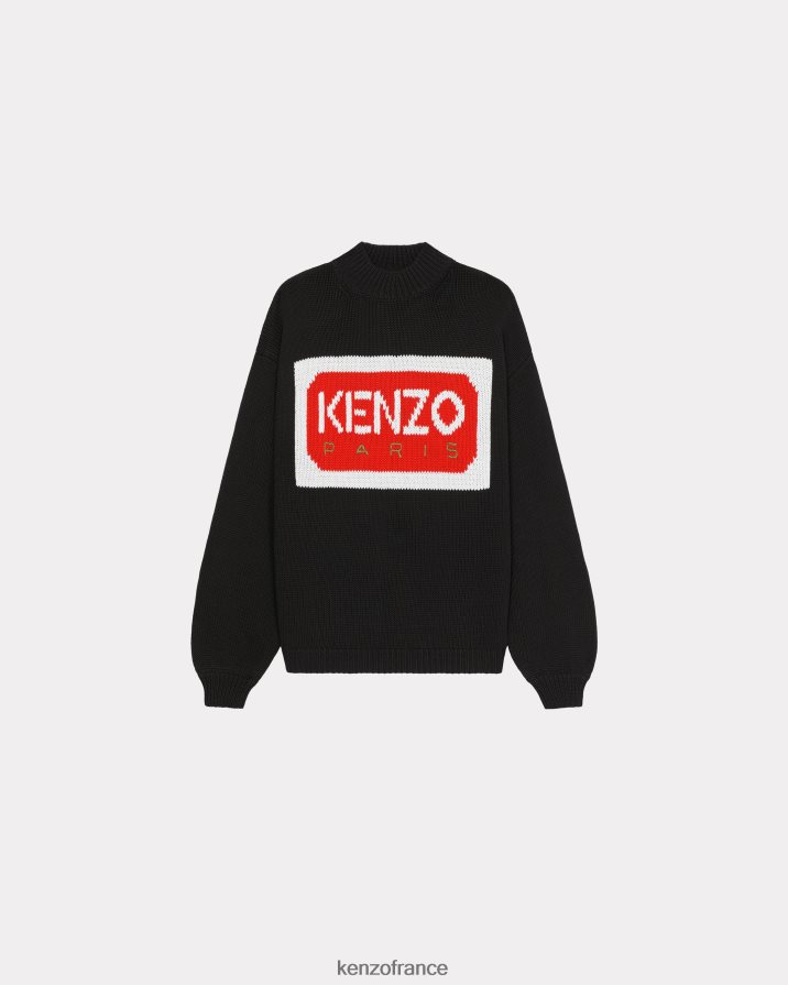 vêtements Kenzo pull parisien noir femmes LFF6X0390