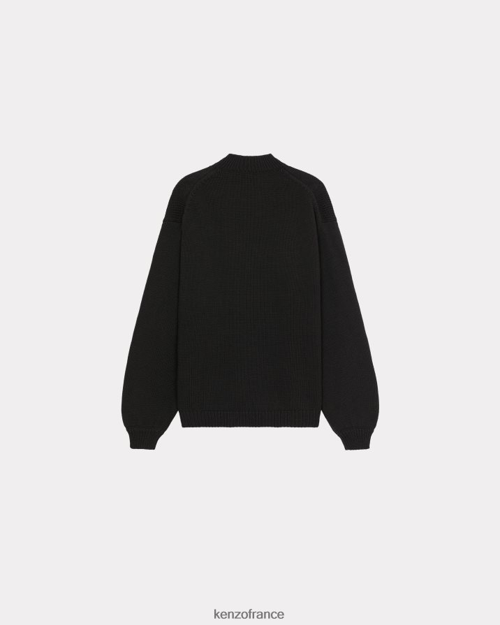 vêtements Kenzo pull parisien noir femmes LFF6X0390