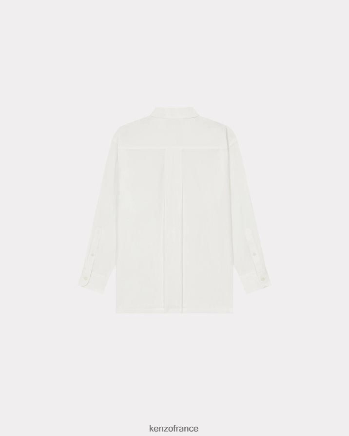 vêtements Kenzo chemise oversize à fleurs de boke blanc femmes LFF6X0668