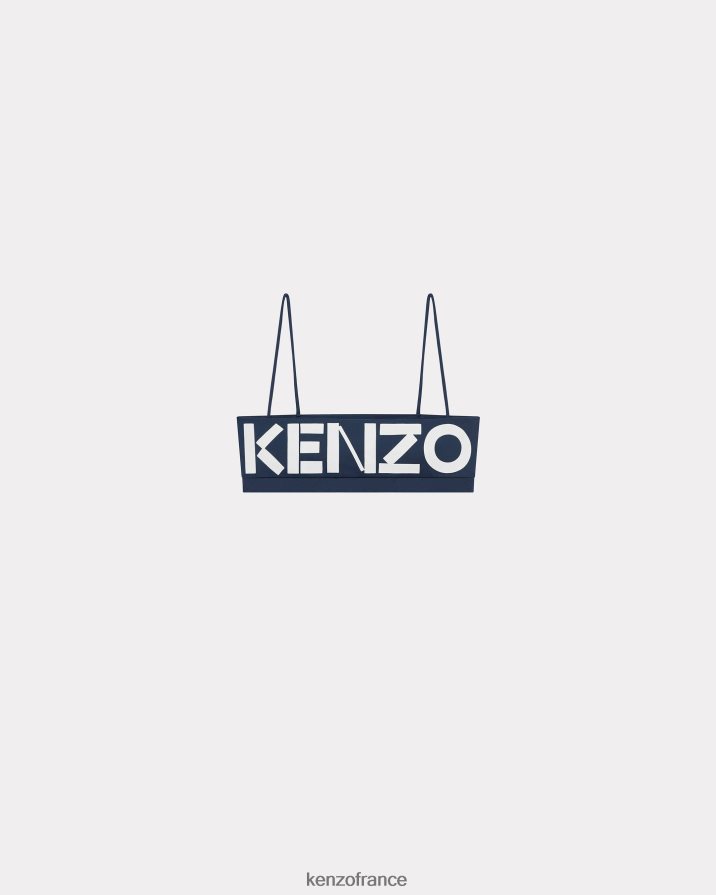 vêtements Kenzo haut à bretelles bleu nuit femmes LFF6X0660