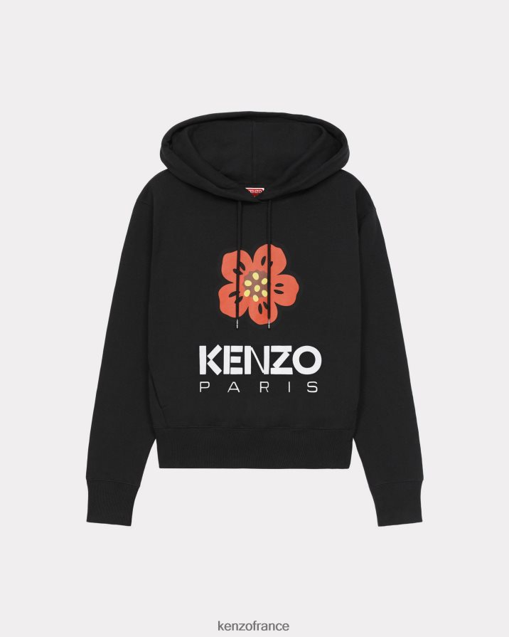 vêtements Kenzo sweat à capuche "fleur de boke" noir femmes LFF6X0469