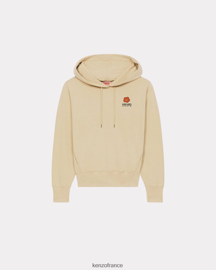 vêtements Kenzo sweat à capuche à motif fleur de boke chameau femmes LFF6X0424