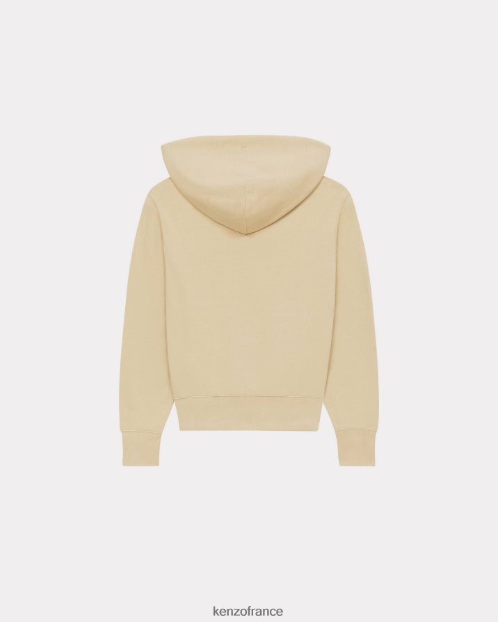 vêtements Kenzo sweat à capuche à motif fleur de boke chameau femmes LFF6X0424
