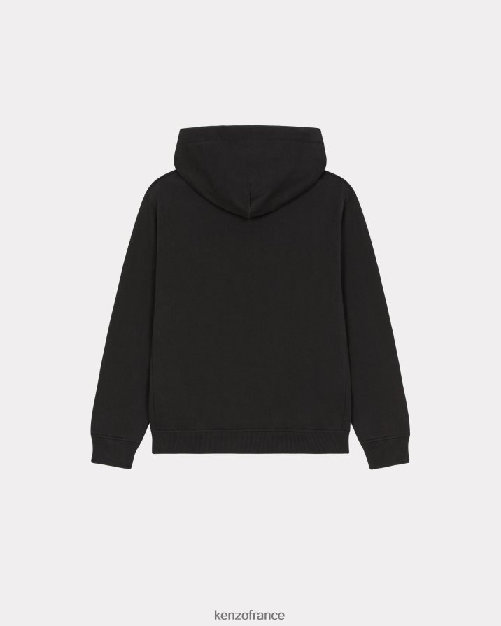 vêtements Kenzo sweat à capuche pixel noir femmes LFF6X0384
