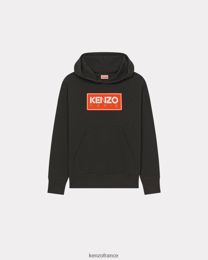 vêtements Kenzo sweat oversize à capuche paris noir femmes LFF6X0425