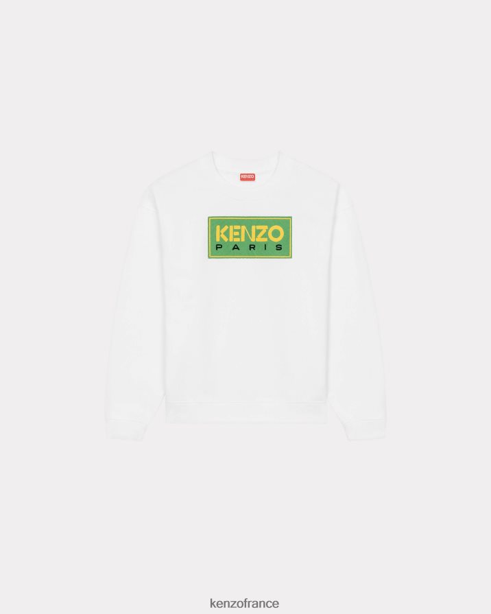vêtements Kenzo sweat parisien blanc femmes LFF6X0433