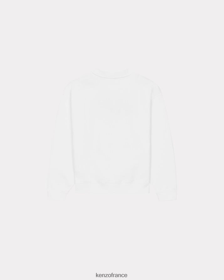 vêtements Kenzo sweat parisien blanc femmes LFF6X0433