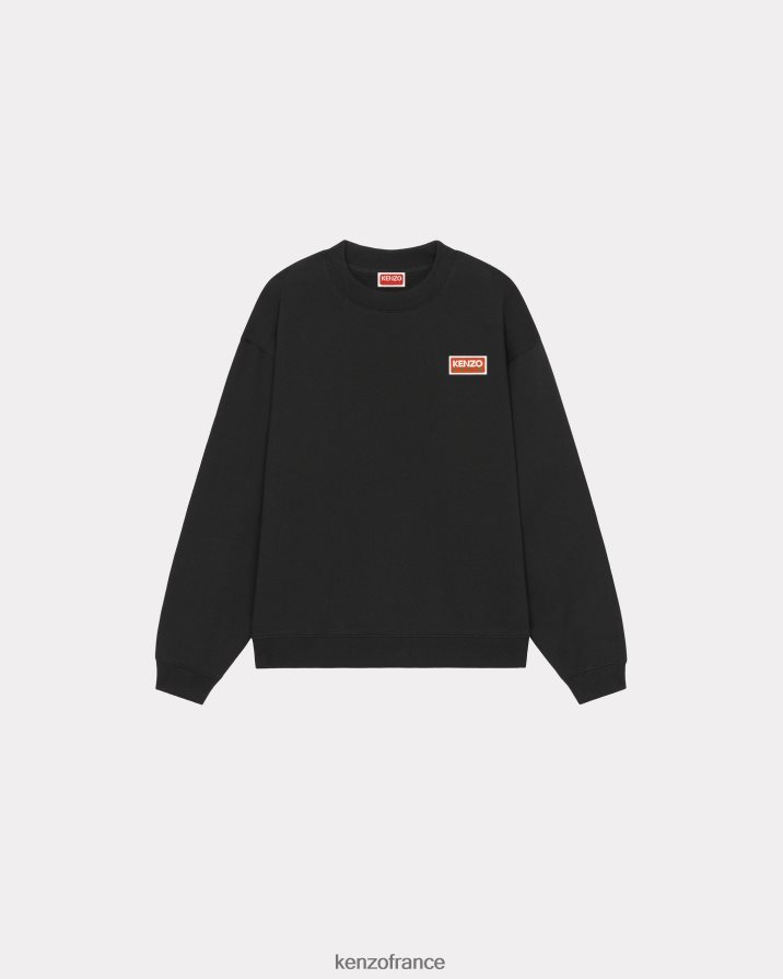 vêtements Kenzo sweat parisien noir femmes LFF6X0431