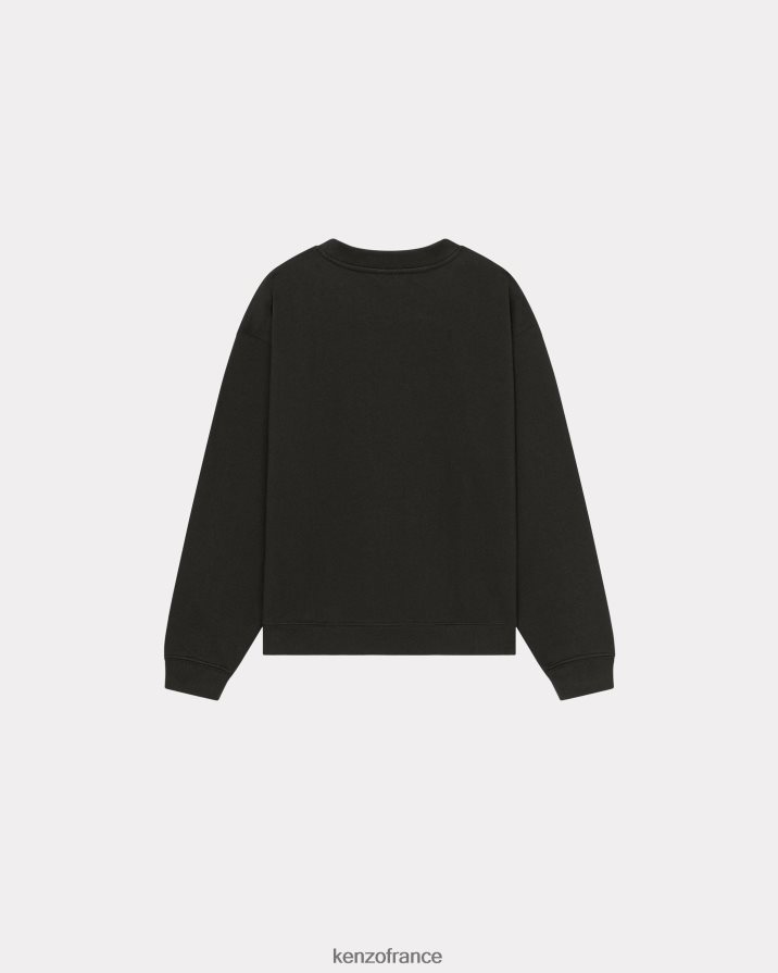 vêtements Kenzo sweat parisien noir femmes LFF6X0474