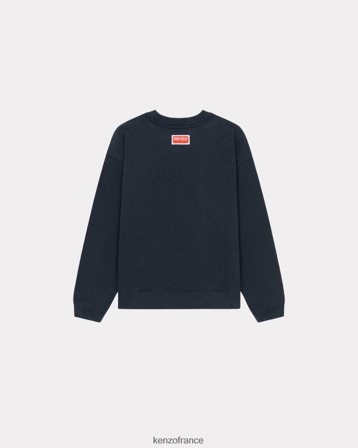 vêtements Kenzo sweat-shirt fleur de boke bleu nuit femmes LFF6X0428