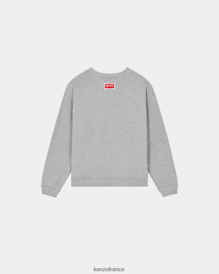 vêtements Kenzo sweat-shirt fleur de boke gris perle femmes LFF6X0537