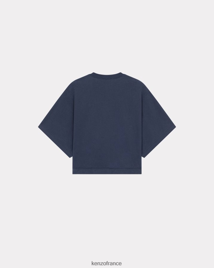 vêtements Kenzo sweat-shirt à manches courtes bleu nuit femmes LFF6X0635