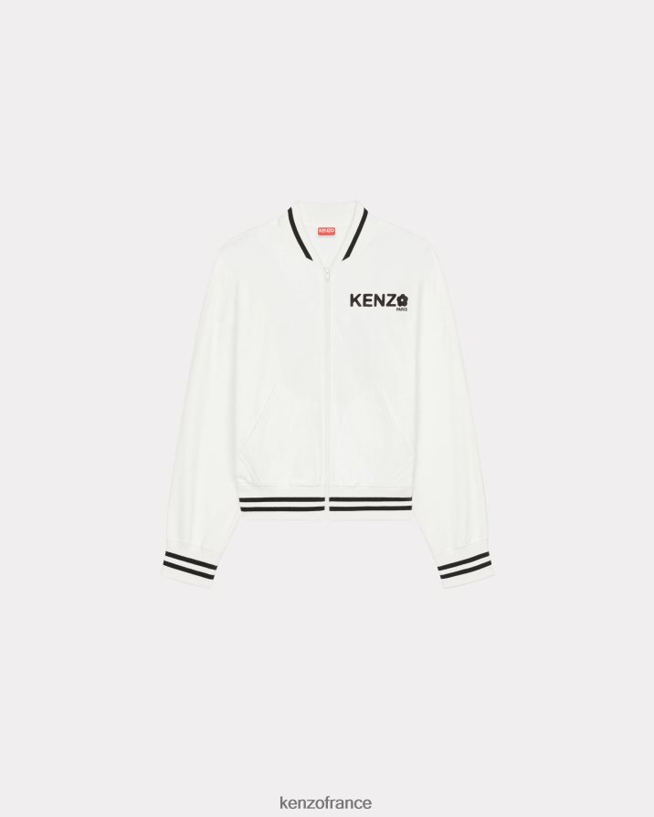 vêtements Kenzo sweat zippé boke flower 2.0' blanc cassé femmes LFF6X0550